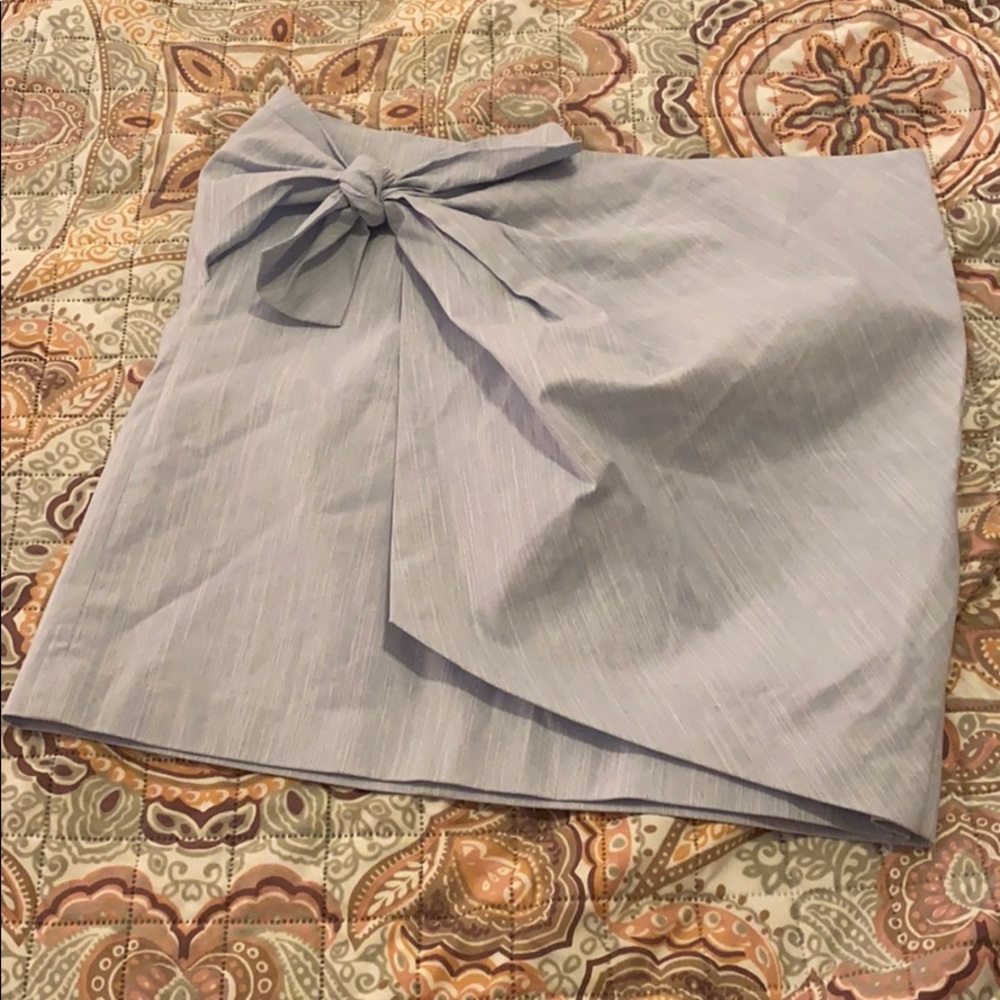 Loft Linen Bow Skirt